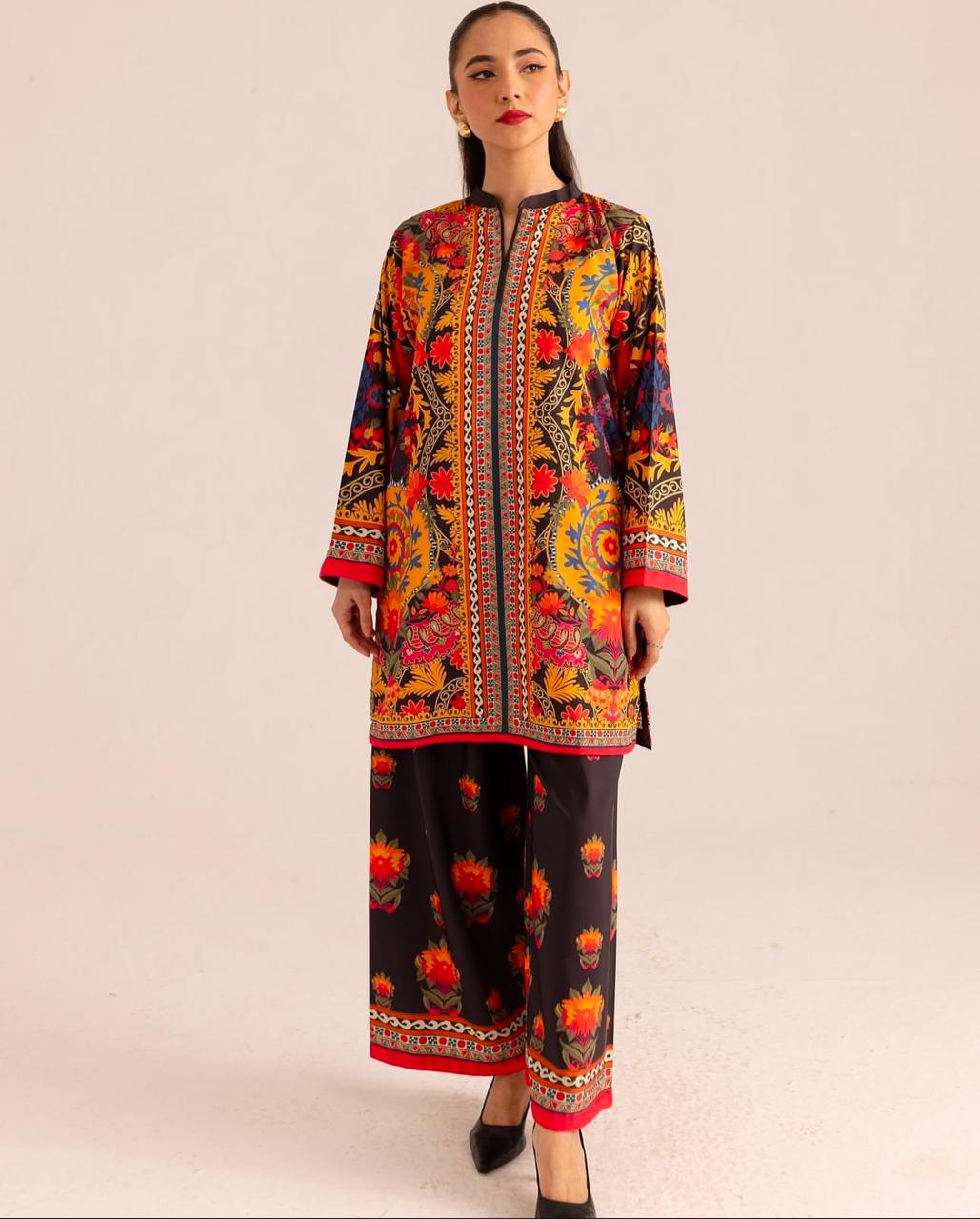 ZIVIA - Silk Plazzo 2-Pcs