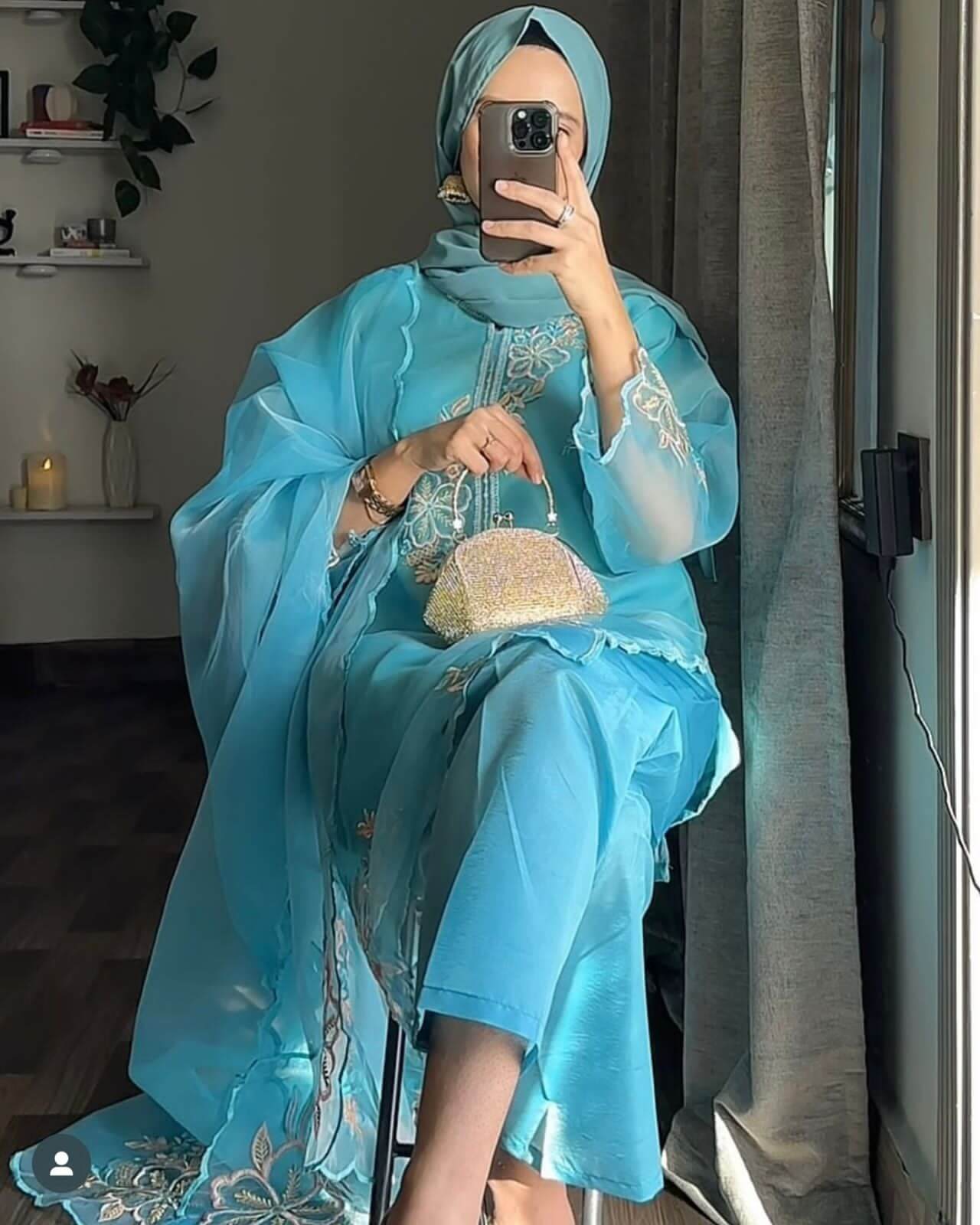 Organza Aqua