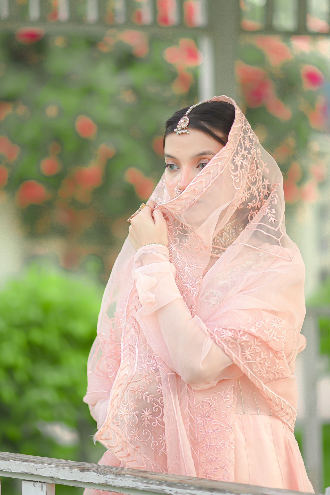 TAJ MEHAL - Wedding 3pc Organza Maxi